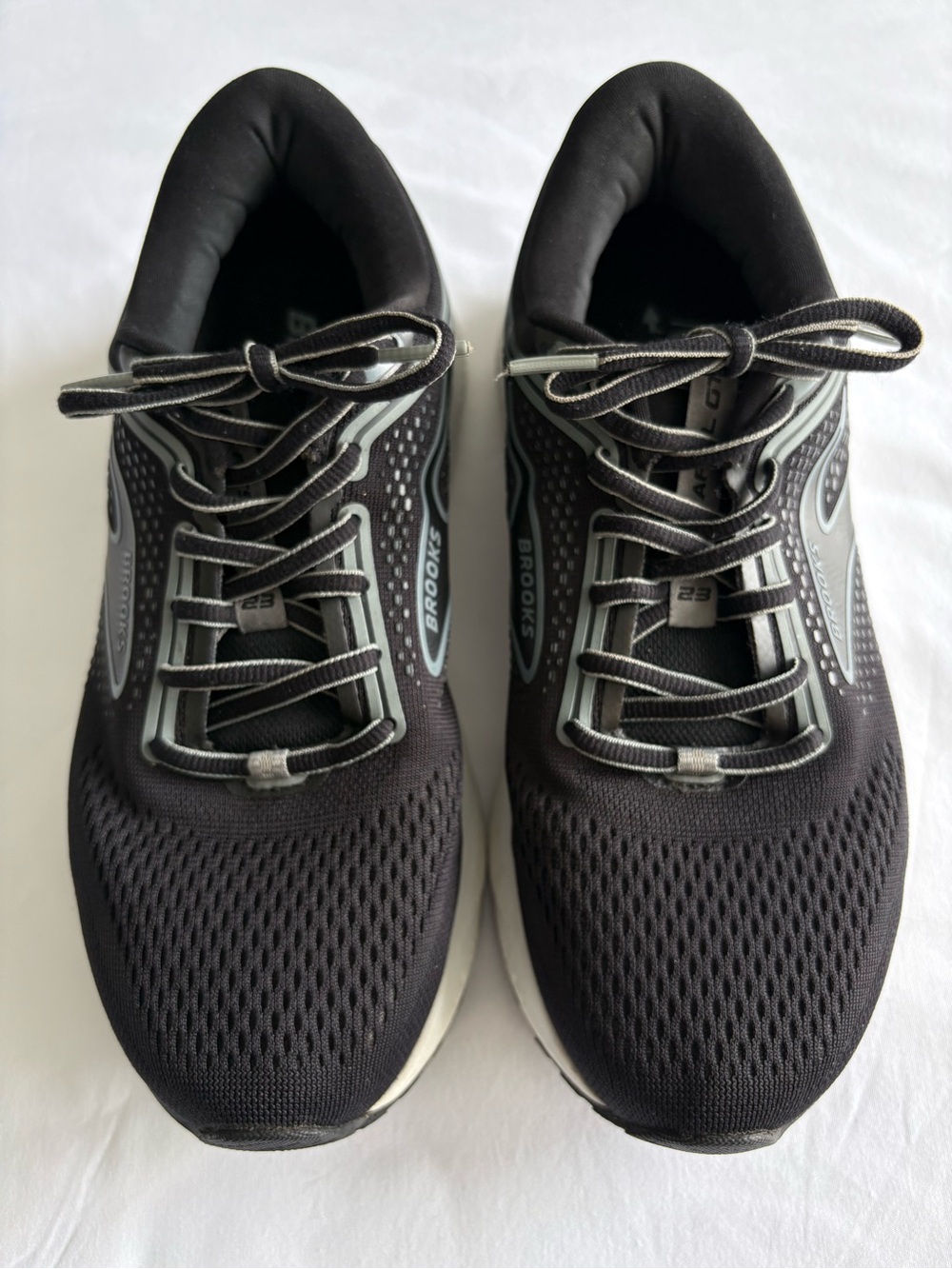 Brooks Ariel GTS 23 Women's Running Walking Shoes Black Gray US 8.5 B Stability